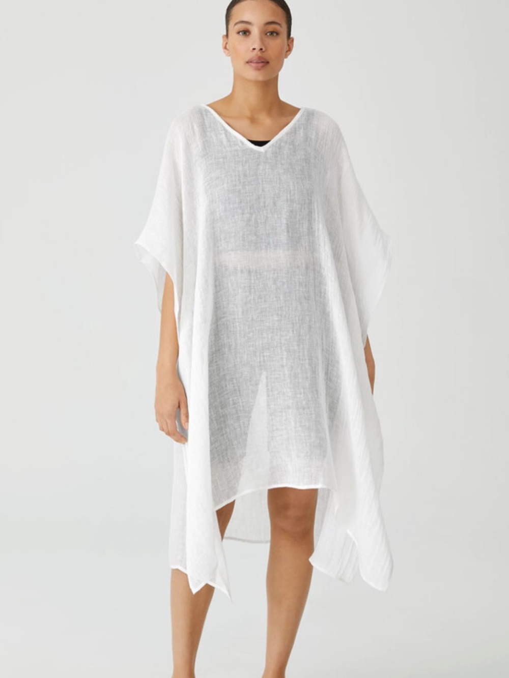 Eileen Fisher Linen Kaftan 1X/2X